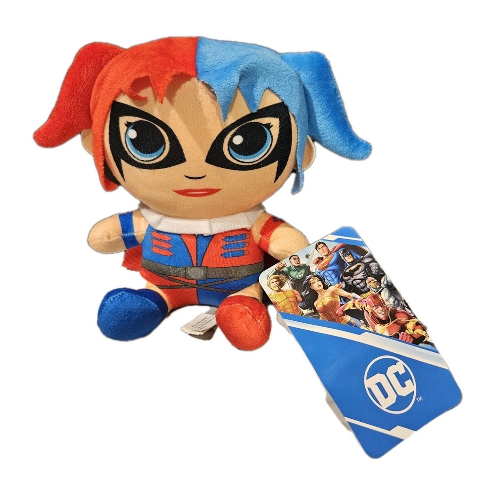 DC Comicsโ Harley Quinn 6" Plush Justice League Villain Superhero Stuffed Toy